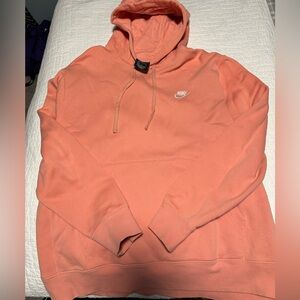Nike Men's Peach Hoodie Sweater